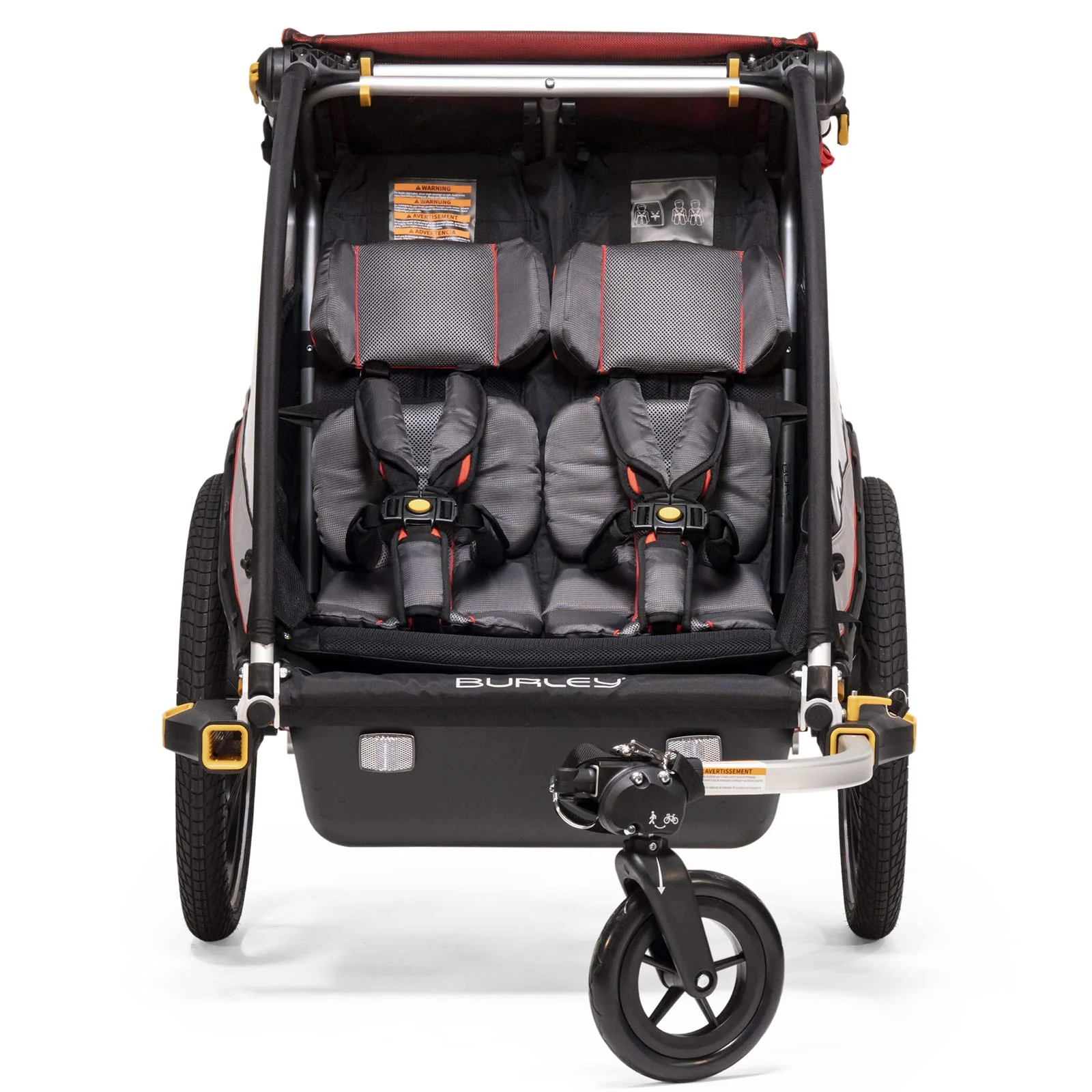 Burley Cub X Kinderfahrradanhänger (2019/2020) - Atomic Red - Image 4