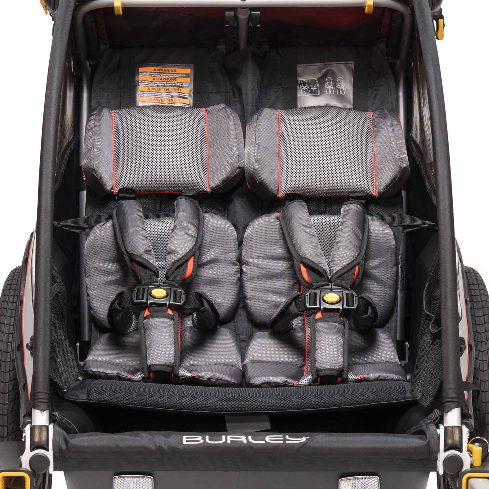 Burley Cub X Kinderfahrradanhänger (2019/2020) - Atomic Red - Image 5