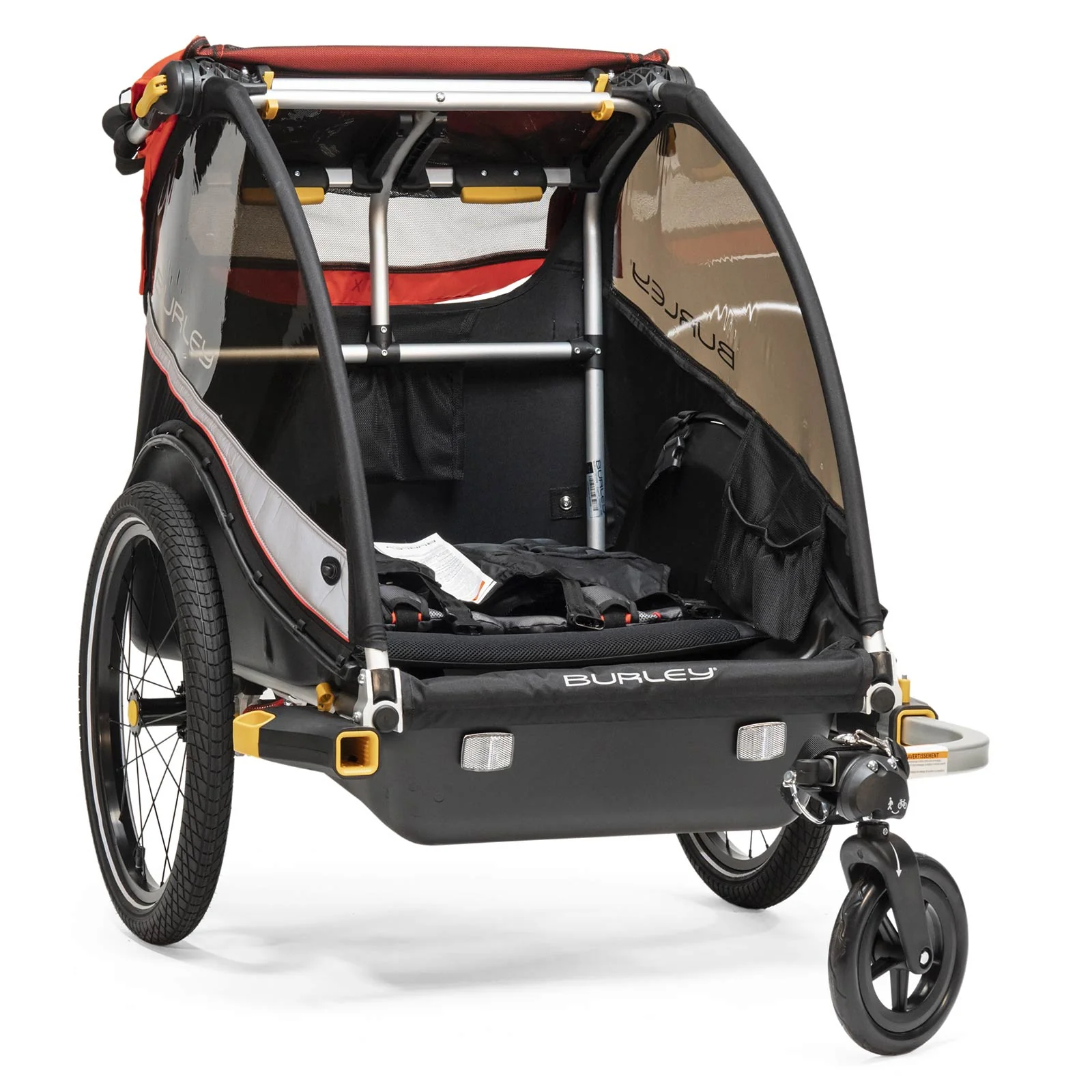Burley Cub X Kinderfahrradanhänger (2019/2020) - Atomic Red - Image 7