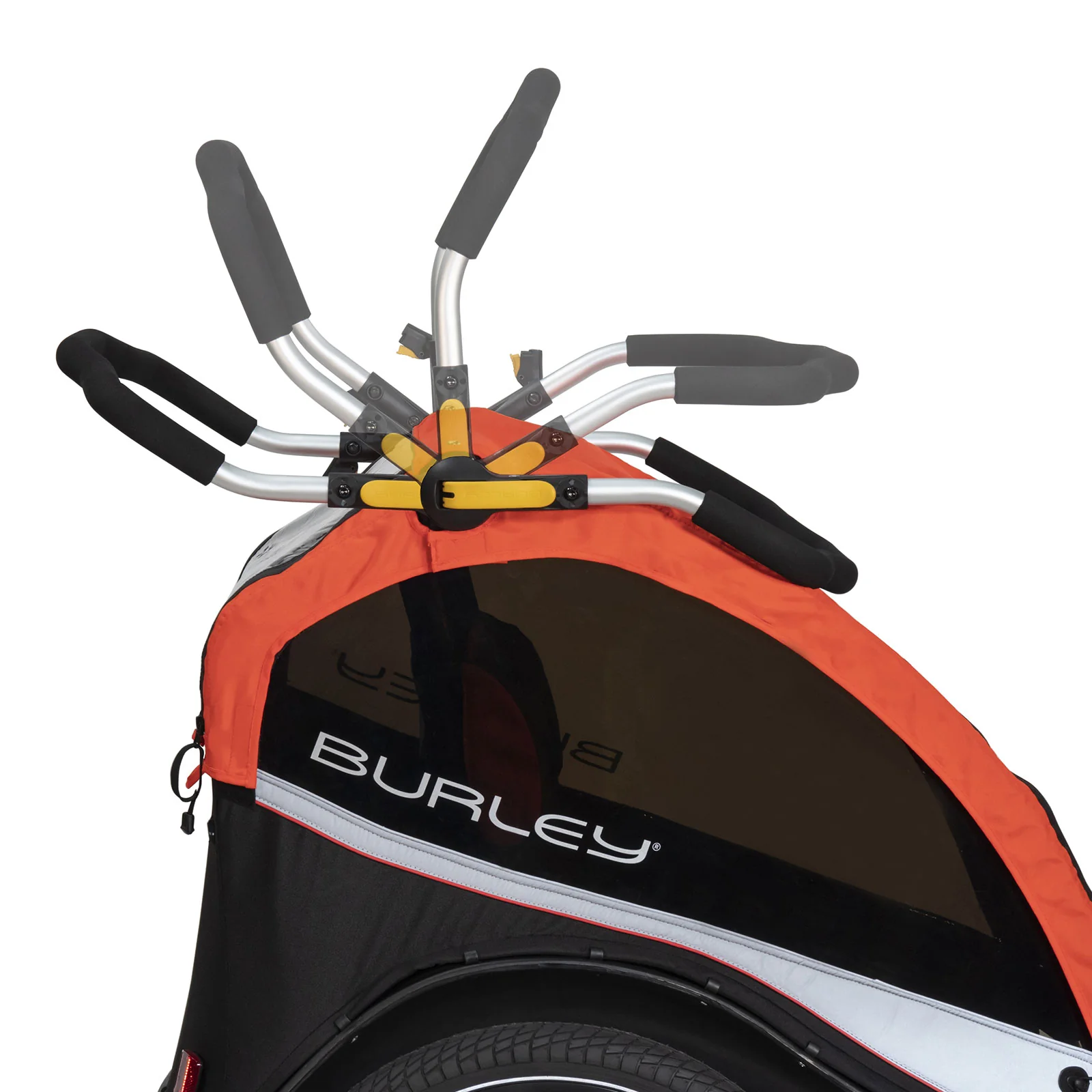 Burley Cub X Kinderfahrradanhänger (2019/2020) - Atomic Red - Image 8