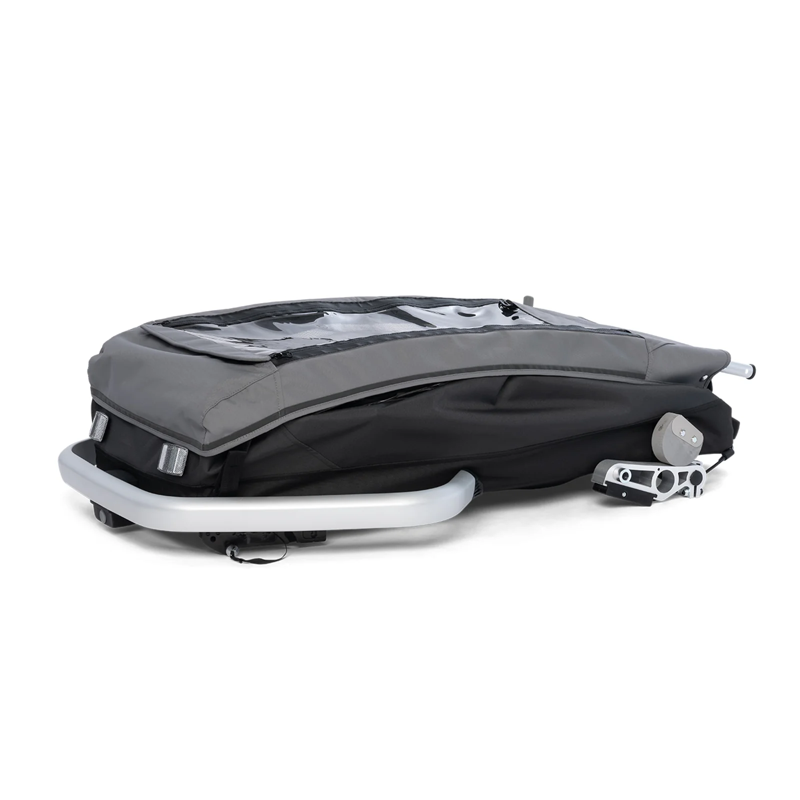 Croozer Kid Keeke 1 Kinderfahrradanhänger - Mountain grey - Image 8