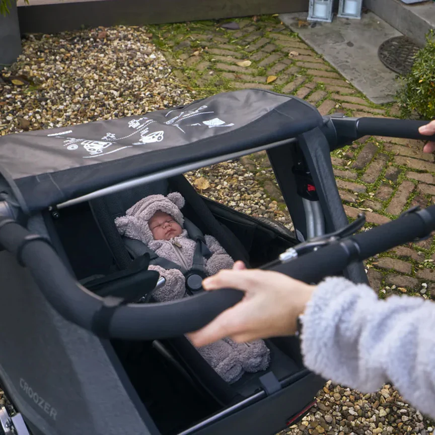 Croozer Kid Yuuna 2 Kinderfahrradanhänger - Moonlight black - Image 12