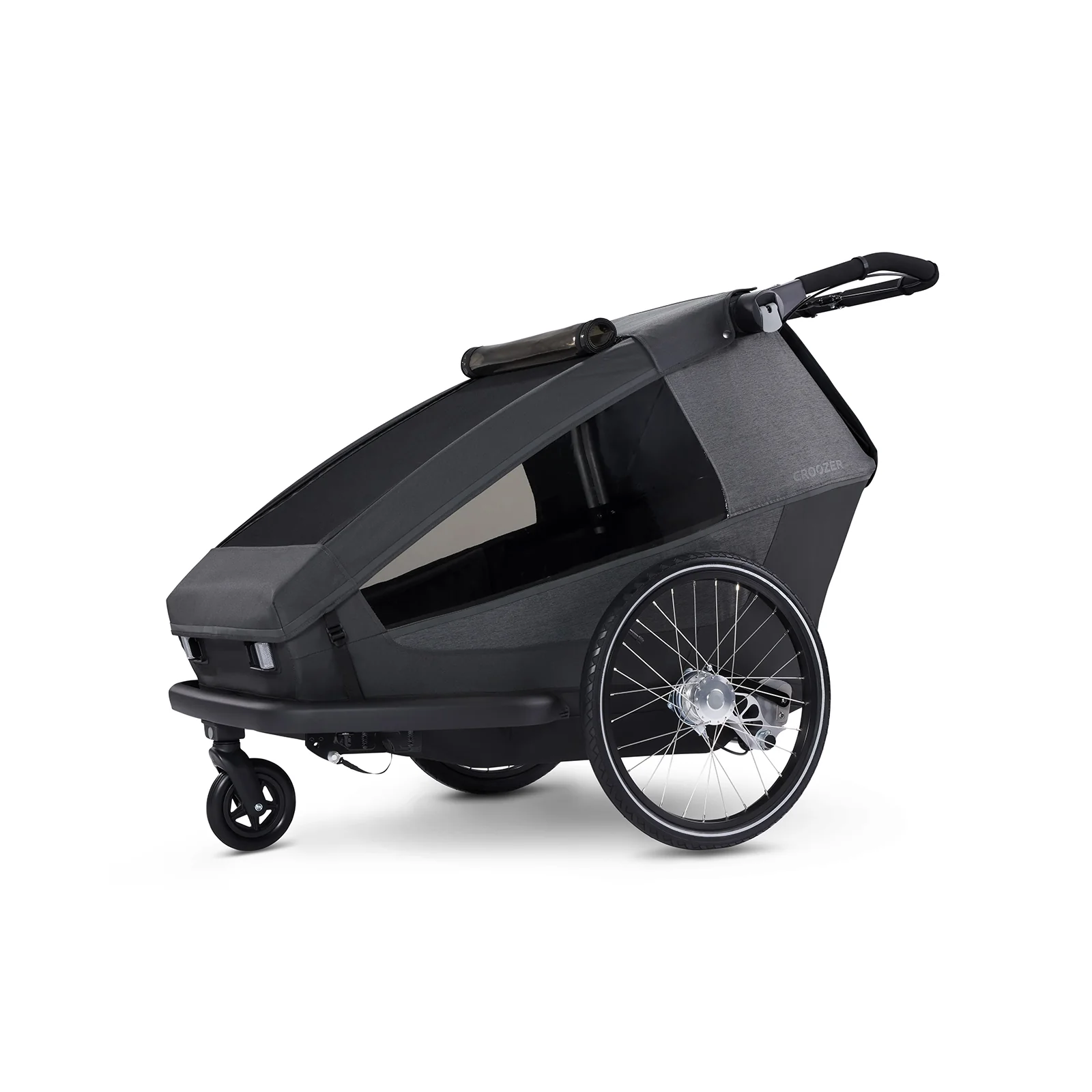 Croozer Kid Yuuna 2 Kinderfahrradanhänger - Moonlight black - Image 13