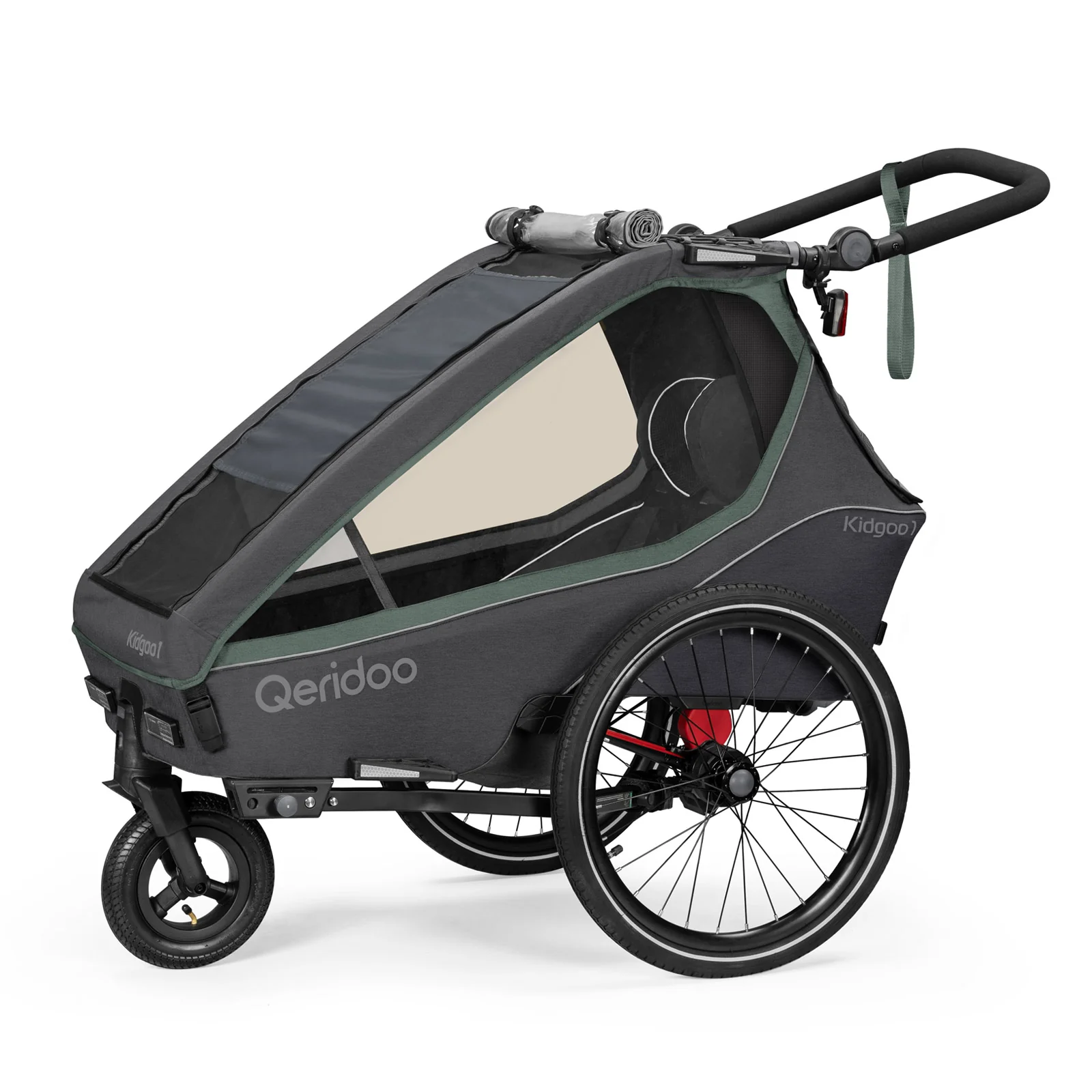 Qeridoo Kidgoo1 Kinderfahrradanhänger (2023) - Image 3