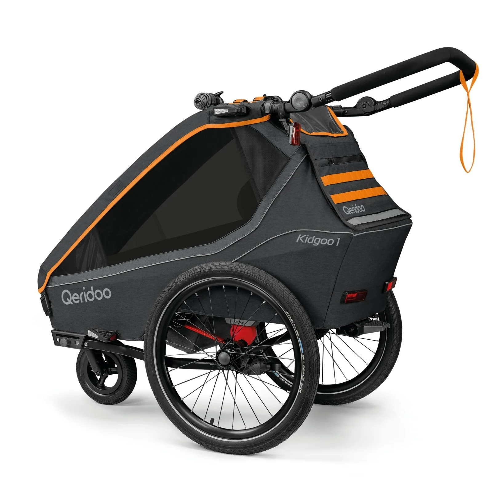 Qeridoo Kidgoo1 Kinderfahrradanhänger - FIDLOCK Edition - Image 3