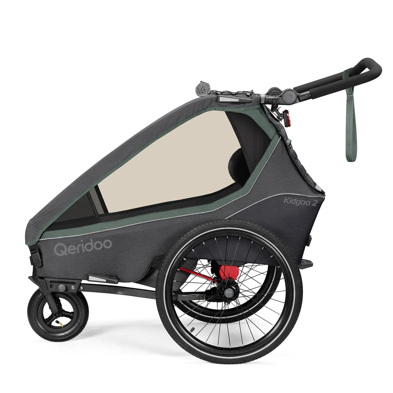 Qeridoo Kidgoo2 Kinderfahrradanhänger (2023) - Image 3