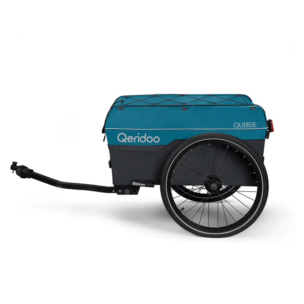 Qeridoo Qubee Fahrrad Lastenanhänger - Petrol - Image 2