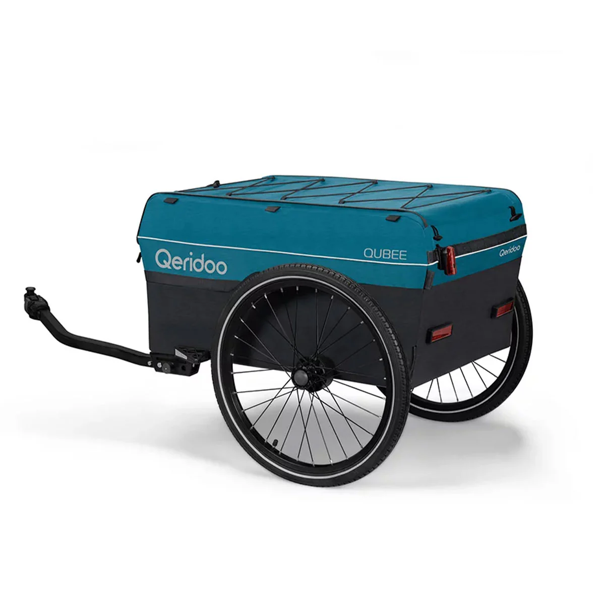 Qeridoo Qubee Fahrrad Lastenanhänger - Petrol - Image 3