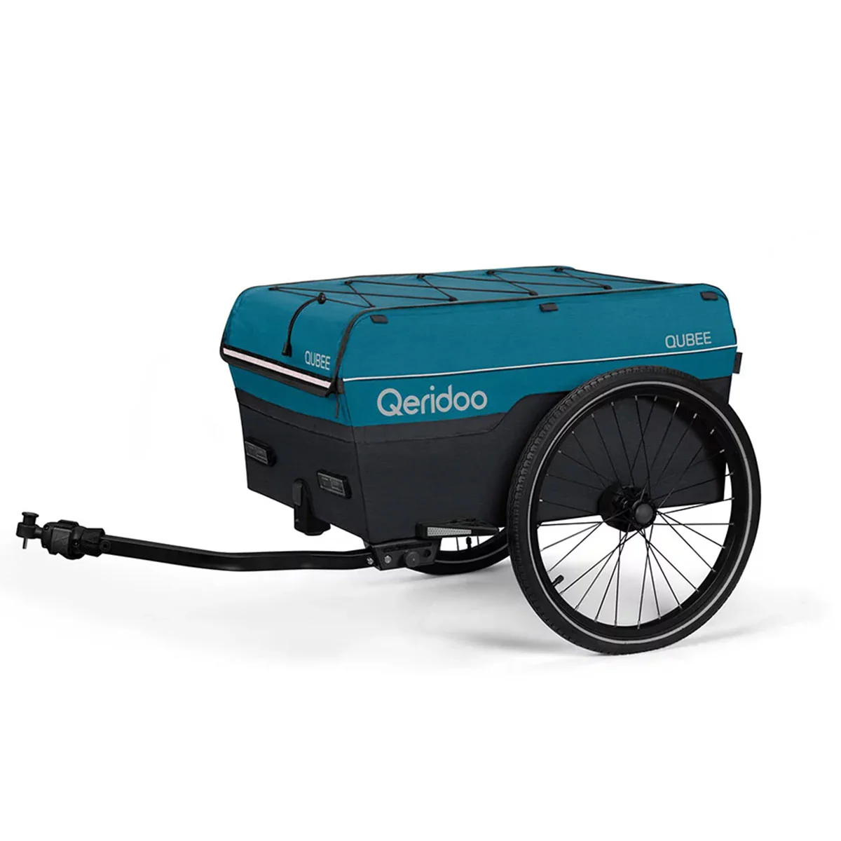 Qeridoo Qubee Fahrrad Lastenanhänger - Petrol - Image 6