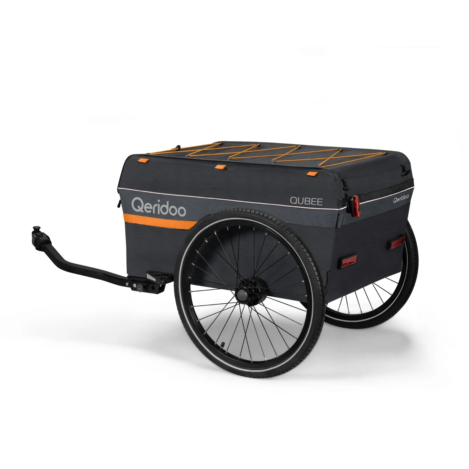 Qeridoo Qubee Fahrrad Lastenanhänger - Grey - Image 9