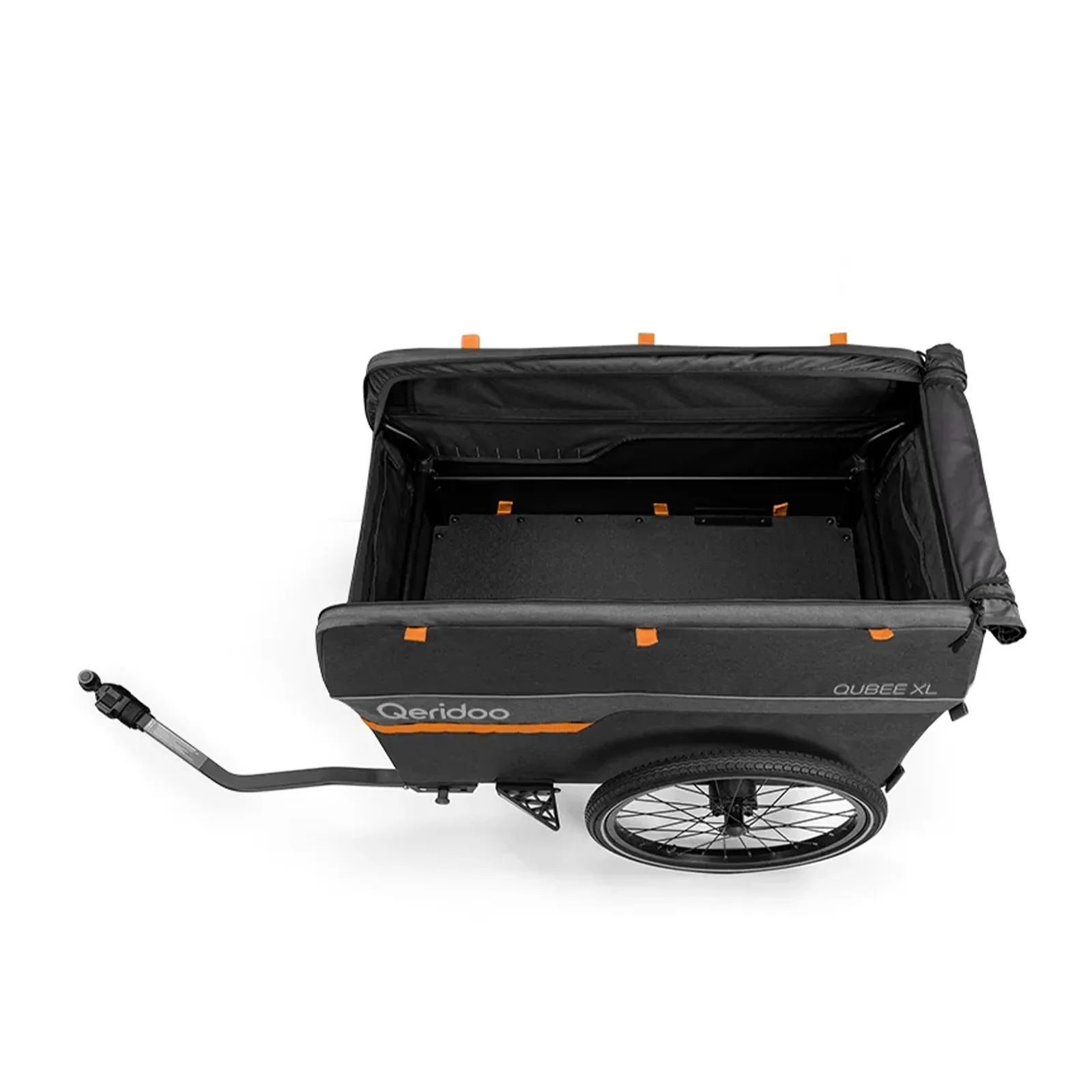 Qeridoo Qubee XL Fahrrad Lastenanhänger - Grey - Image 10