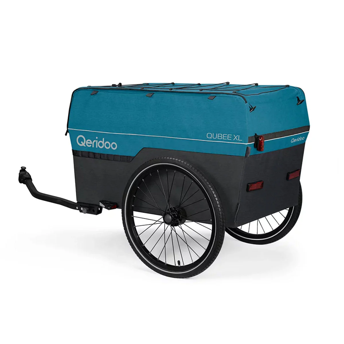 Qeridoo Qubee XL Fahrrad Lastenanhänger - Petrol - Image 14