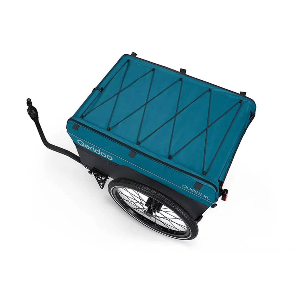 Qeridoo Qubee XL Fahrrad Lastenanhänger - Petrol - Image 21