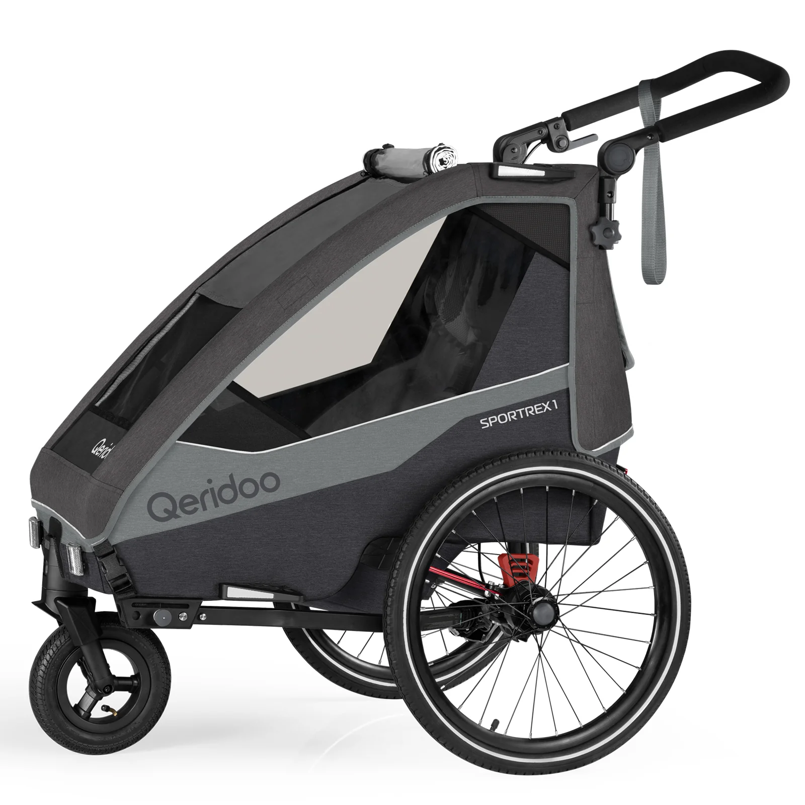 Qeridoo Sportrex1 Kinderfahrradanhänger - Image 14