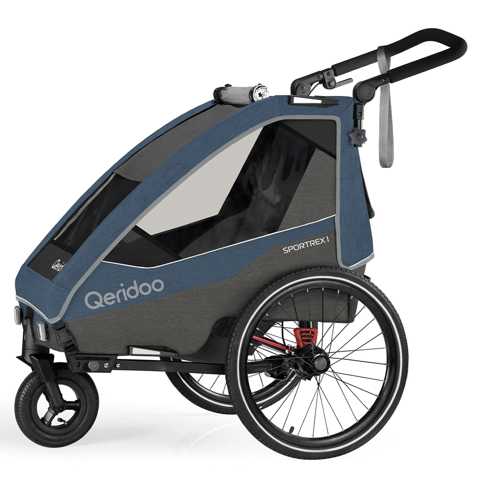 Qeridoo Sportrex1 Kinderfahrradanhänger - Image 15