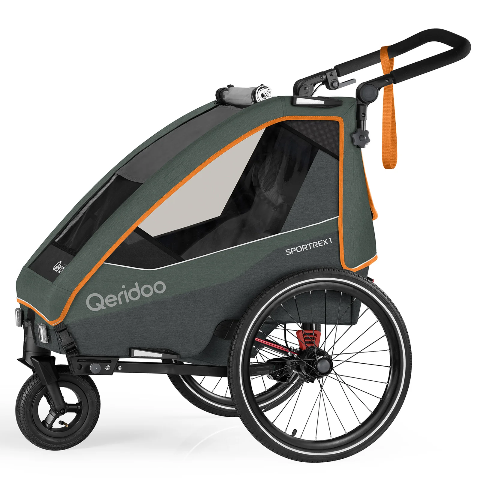 Qeridoo Sportrex1 Kinderfahrradanhänger - Image 4