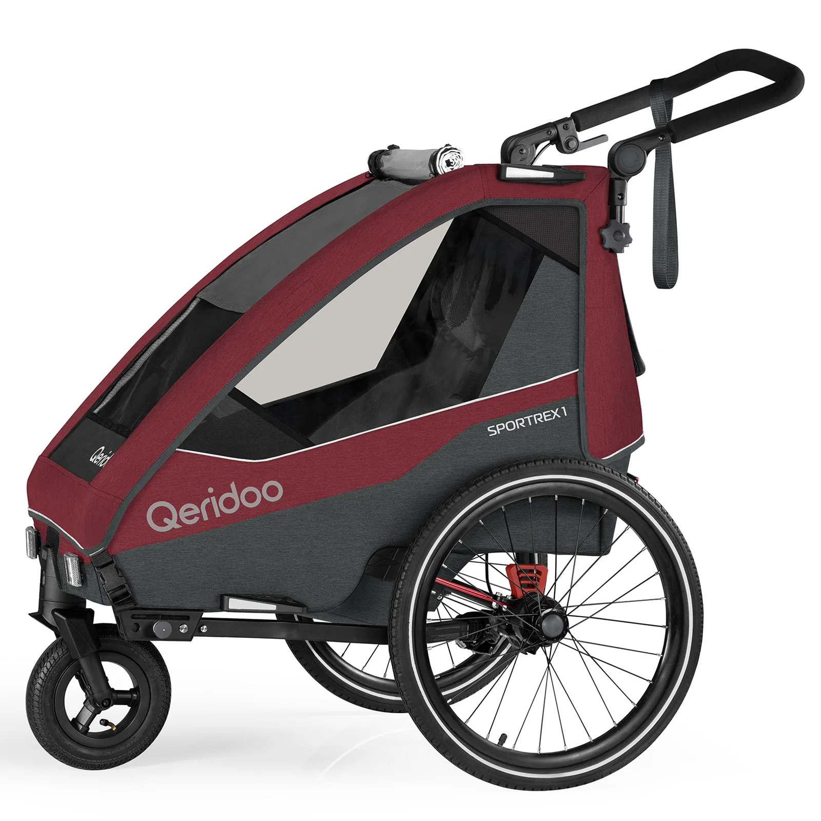 Qeridoo Sportrex1 Kinderfahrradanhänger - Image 8