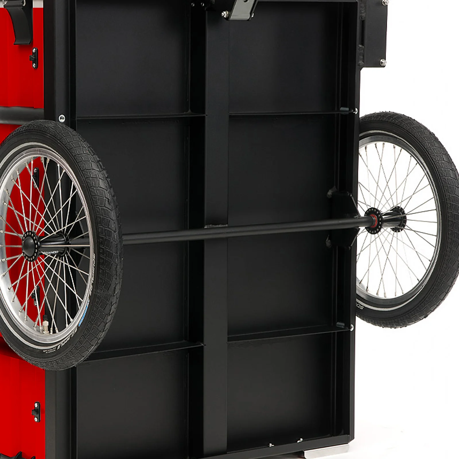 Roland Carrie M.e. mit Bordwand Fahrrad Lastenanhänger - Rot - Image 6