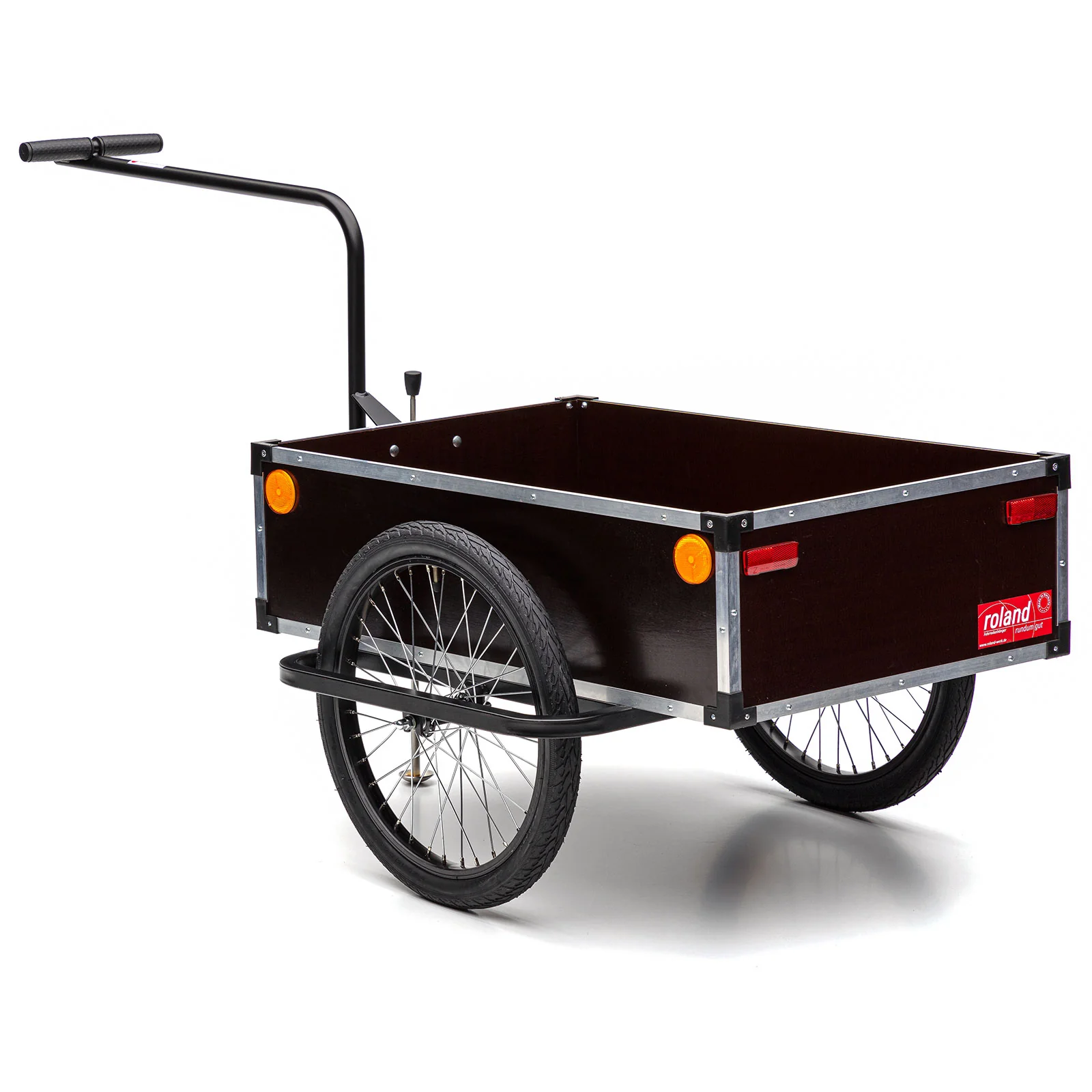 Roland Profi Fahrrad Lastenanhänger mit Hochdeichsel - Image 3