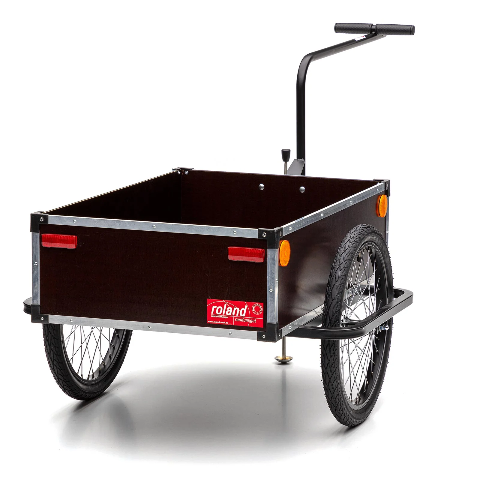 Roland Profi Fahrrad Lastenanhänger mit Hochdeichsel - Image 4